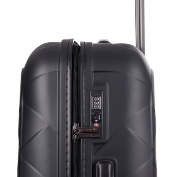 Troler Mare Policarbonat/Piele Naturala Stratic Leather and More L - 76 cm Negru - Img 7