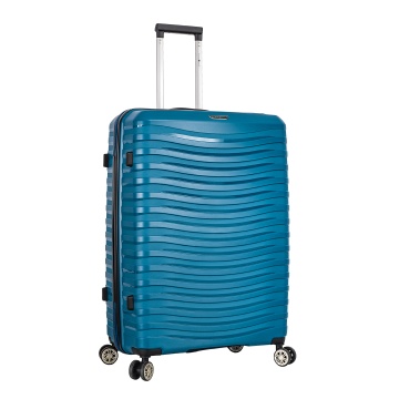 Troler mare Snowball SW43803, polipropilena, cifru TSA, 4 roti duble, 77 cm, albastru - Img 12