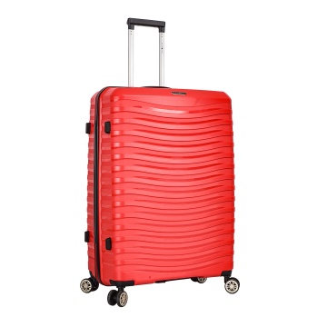 Troler mare Snowball SW43803, polipropilena, cifru TSA, 4 roti duble, 77 cm, rosu - Img 7