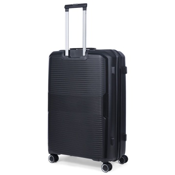Troler mare TravelZ Swinger, polipropilena, cifru TSA, 4 roti duble, 78 cm, negru - Img 5