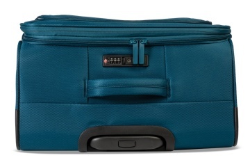 Troler mare Worldpack Bern F10508, 79x47x30 cm, bagaj de cală, poliester, cifru TSA, 4 roți duble, turcoaz - Img 3