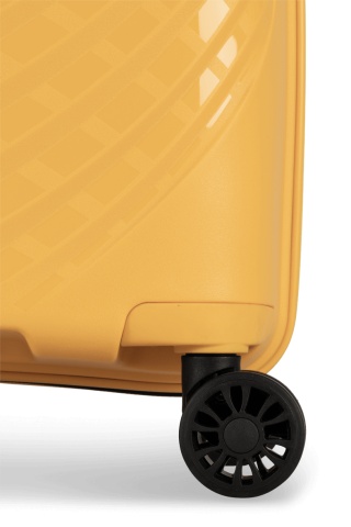 Troler Mare Worldpack MAUI, F10520, 75 cm, Polipropilenă, Cifru TSA, 4 Roți Duble 360°, Galben - Img 6