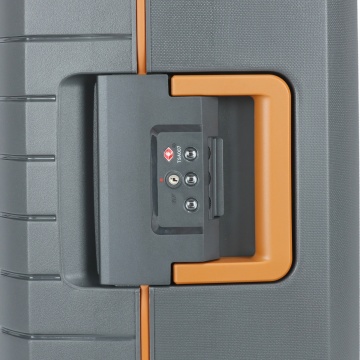 Troler Mediu 68x47x26 cm Snowball, 100% Polipropilenă, Închidere Clapetă, SW57203, Antracit - Img 11