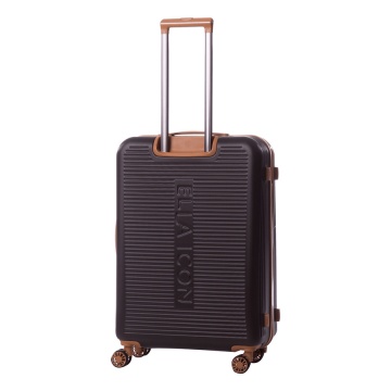 Troler Mediu ABS 4 Roti Duble ELLA ICON STYLE 1158-70 cm Maro - Img 6