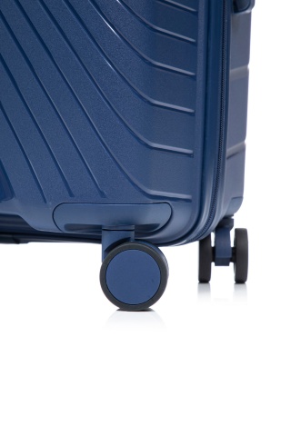 Troler mediu Aventor AV105, 65x44x25.5 cm, polipropilena, bagaj de cala, cifru TSA, bleumarin - Img 12