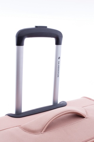 Troler Mediu, Extensibil, 4 Roti Duble, Nylon, Gladiator, Arctic, MG 3711 - 66 cm, Rose - Img 9