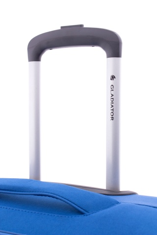 Troler Mediu, Extensibil, 4 Roti Duble, Nylon, Gladiator, Arctic, MG 3711 - 66 cm, Albastru - Img 9