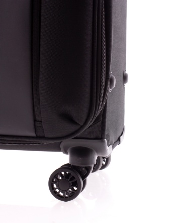 Troler Mediu, Extensibil, 4 Roti Duble, Nylon, Gladiator, Arctic, MG 3711 - 66 cm, Negru - Img 10