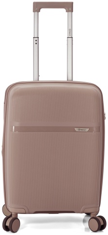 Troler Mediu Extensibil Benzi 65x40x27 cm, Polipropilenă, Cifru, BZ 5842, Bej - Img 3