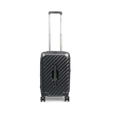 Troler mediu extensibil Carryon Trunk, policarbonat, 67x39x32 cm, bagaj de cala, cifru TSA, 4 roti cu suspensii, negru - Img 9