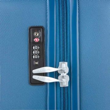 Troler Mediu, Extensibil, Policarbonat/ABS, 4 Roti Duble, cifru TSA, CarryOn SKYHOPPER, 68.5 cm, Albastru - Img 6
