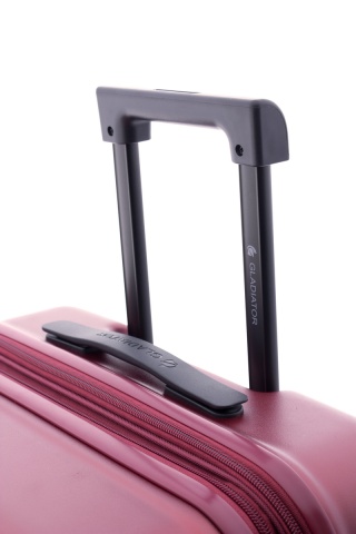 Troler Mediu Extensibil, Policarbonat, Cifru TSA, Gladiator, Nomadtec, MG 3211 - 65 cm, Grena - Img 6