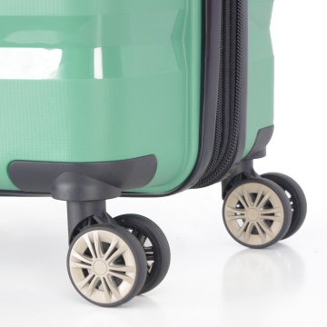 Troler Mediu Extensibil Polipropilena, Madisson, SW43603, 4 Roti Duble, Cifru TSA, 63 cm, Verde deschis - Img 2