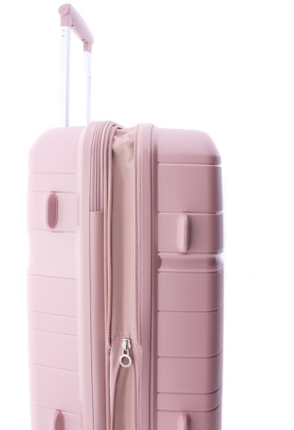 Troler mediu Gladiator Boxing MG 3811, roti cu suspenie, extensibil, polipropilena, 67 cm, rose - Img 8