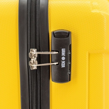 Troler mediu Lamonza Capri, 68x43x25 cm, 3.7 kg, galben - Img 3