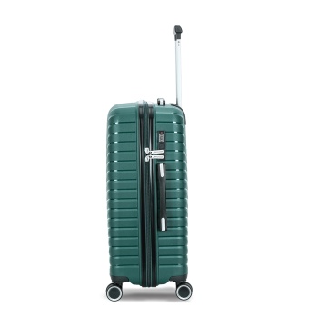 Troler mediu Madisson, 67x43x25 cm, polipropilenă, bagaj de cală, 4 roți duble, cifru, SW62103, verde închis - Img 10