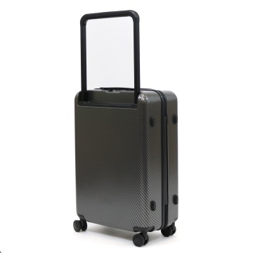 Troler Mediu Policarbonat Cifru TSA 4 Roti Duble Ella Icon Shine 2511 - 68 cm Negru - Img 6