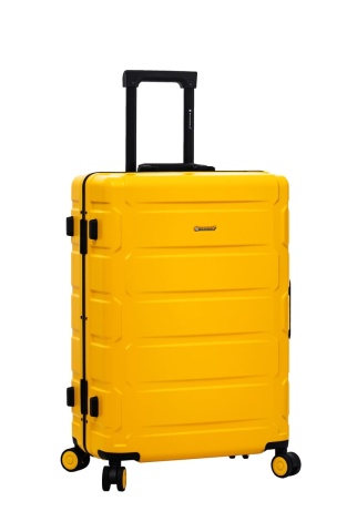 Troler mediu Snowball SW20503, policarbonat, inchidere cu clapeta, cifru TSA, 67 cm, galben, RESIGILAT - Img 18