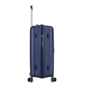 Troler mediu Snowball SW47203, polipropilena, fermoar antifurt, cifru TSA, 4 roti duble, 69 cm, bleumarin - Img 5