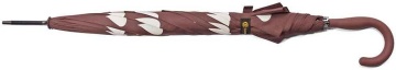 Umbrela Benzi PA86, 60 cm, poliester, 8 spite, deschidere automata, maro