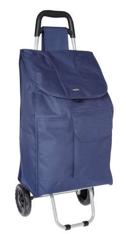 Carucior cumparaturi, 2 Roti, Seagull, ZY 10, Bleumarin