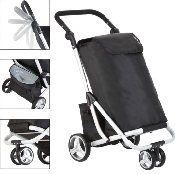 Carucior Cumparaturi 3 Roti Cruiser 604349 Negru - Img 9