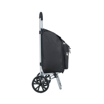Carucior cumparaturi Madisson SW42028, 55L, 2 roti, buzunar termoizolant, negru - Img 8