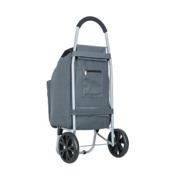 Carucior cumparaturi Madisson SW42028, 55L, 2 roti, buzunar termoizolant, gri - Img 16