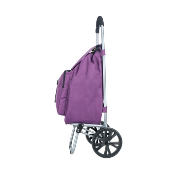 Carucior cumparaturi Madisson SW42028, 55L, 2 roti, buzunar termoizolant, mov - Img 18