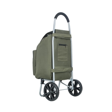 Carucior cumparaturi Madisson SW42028, 55L, 2 roti, buzunar termoizolant, kaki - Img 17