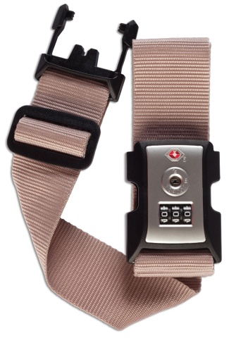 Curea bagaj cu cifru TSA, Worldpack, F10447, Rose