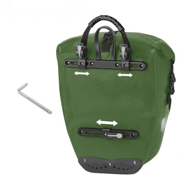 Geanta Bicicleta Material Tarpaulin Dutch Mountains Carbon 604386 Verde - Img 4