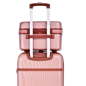 Geanta cosmetice Snowball SW52335, 35x24x23 cm, 100% ABS, cifru TSA, multiple compartimente, antracit - Img 11