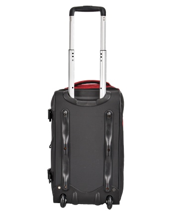 Geanta de voiaj cu role Lee Cooper, 2 compartimente, poliester 600D/bumbac, 50 cm, grena - Img 10