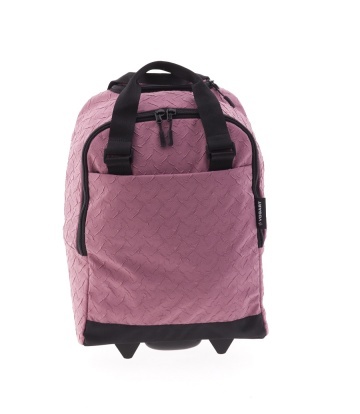 Geanta de voiaj cu role, Wizz Air/Ryanair, Nylon/Poliester, Origami, MV 24648 - 40 cm, Roz - Img 4