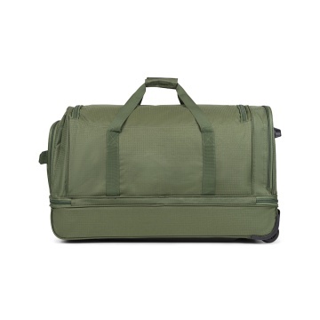 Geanta de voiaj cu role XL TravelZ, 2 compartimente, poliester, 72 cm, verde - Img 7