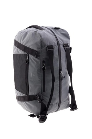 Geanta de voiaj/sport Vogart Boreal, 55x31x25 cm, pentru calatorii/sala, nylon ripstop, curea detasabila, gri - Img 2