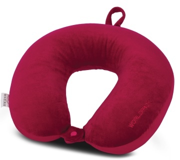 Perna de gat pentru calatorie, Worldpack F10479, cu micro-perle, 31x10x32 cm, fuchsia