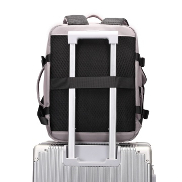 Rucsac Avion Aventor 40x30x20 cm Wizz Air/Ryanair, Poliester, 24 L, Mâner tip Geantă, AV202, Gri - Img 6