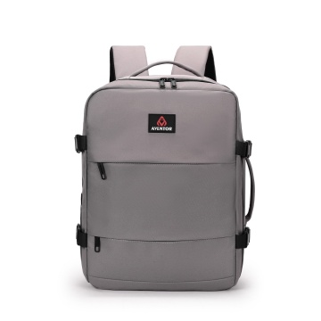 Rucsac Avion Aventor 40x30x20 cm Wizz Air/Ryanair, Poliester, 24 L, Mâner tip Geantă, AV202, Gri - Img 16