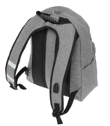 Rucsac Avion, Diplomat, Port USB, BF 25 R, Gri - Img 3