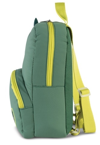 Rucsac copii Fabrizio Dino F20692, 24x30x10 cm, nylon, verde - Img 2