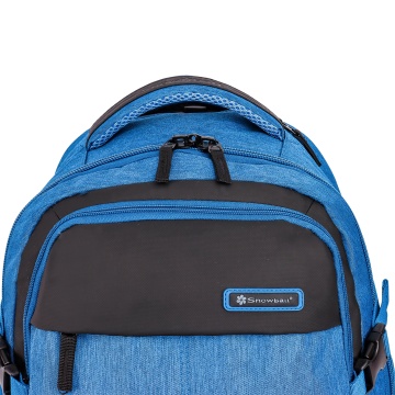 Rucsac cu role Snowball SW48448, poliester 600D, negru - Img 7