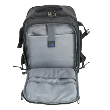 Rucsac de Călătorie Extensibil Snowball 48x34x17 cm, Laptop 16”, Poliester Impermeabil, Negru - Img 3