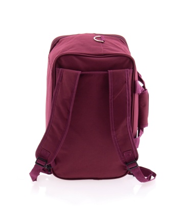 Rucsac tip geanta 40x25x20 cm, bagaj cabina Wizz Air si Ryanair, Gladiator Arctic MG 3728, Grena - Img 7