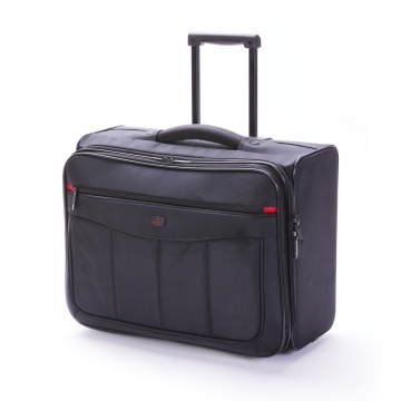 Servietă cu role Davidts Monte Carlo 17", Nylon 1680D, Negru, RESIGILAT