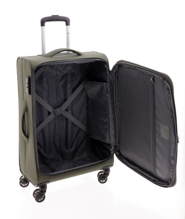 Set Trolere, 4 Roti Duble, Nylon, Gladiator, Arctic, MG 37 - 3 Piese, Kaki - Img 2