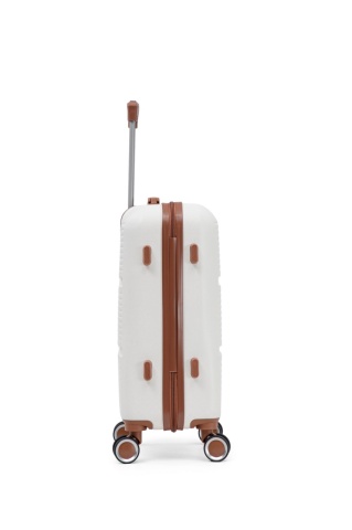 Set Trolere Aventor, ABS, Cifru, 4 Roți Duble 360°, AV107, 3 Piese, Alb - Img 17