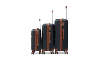 Set Trolere Aventor, ABS, Cifru, 4 Roți Duble 360°, AV107, 3 Piese, Negru - Img 18