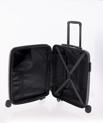 Set Trolere Extensibile Gladiator Kick Off MG 34, Polipropilena, 4 Roti Duble, 3 Piese, Antracit - Img 2
